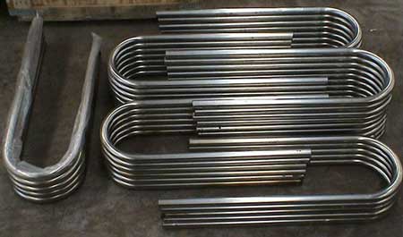 U bended stainless steel pipe