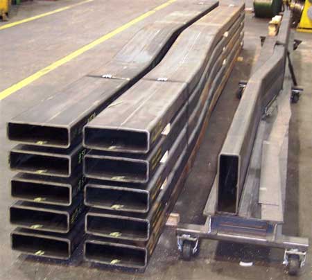 bended tube for truck frames