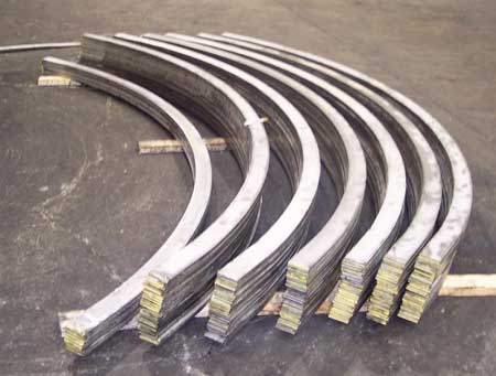 Curved Stainless Steel Bar