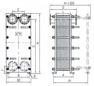 br1.0 plate heat exchanger