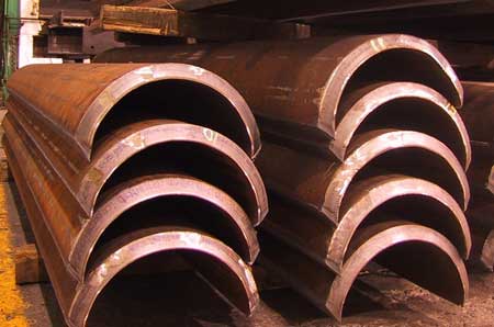 rolled hardox plate with beveled edge