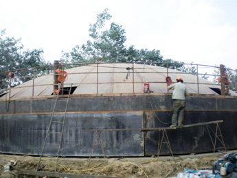 tank installation