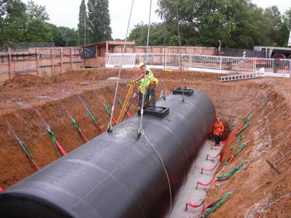 underground diesel fuel storage tanks